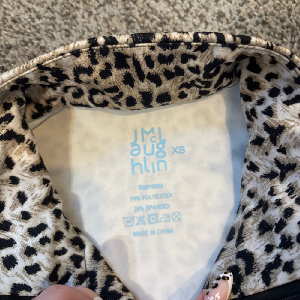 J. Mclaughlin Cheetah Athletic Jacket - image 2